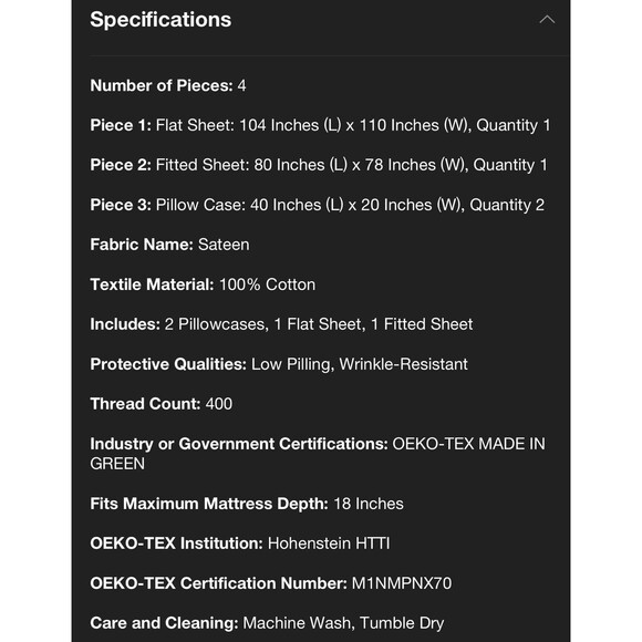 King 400 Thread Count Performance Sheet Set Warm Floral - Threshold NEW - Picture 6 of 6